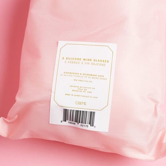 ✨2xHP✨Odeme What A Pair Set Silicone Wine Glasses✨ - Picture 8 of 8